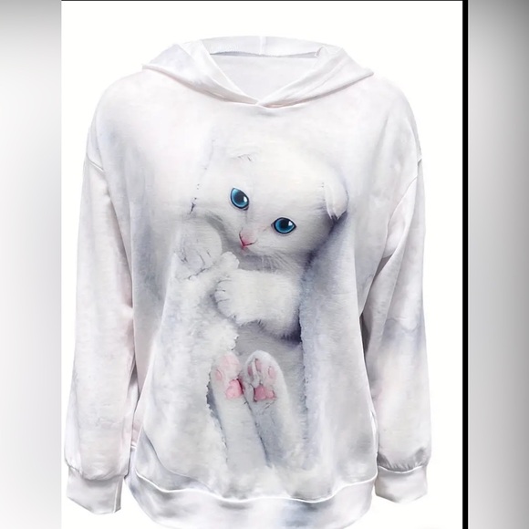 Tops - Cat Hoodie Never Worn